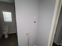 20230424 141237  Washer/dryer connections in the bathroom (stackable or combo unit)
